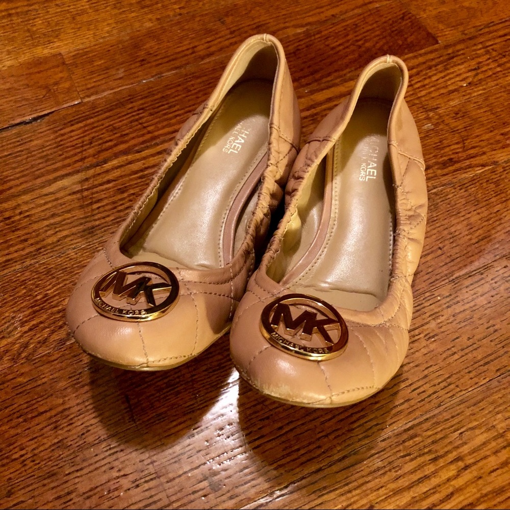 Michael Kors Quilted Leather Ballet Flats